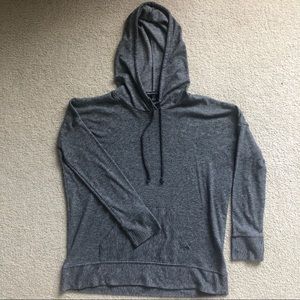 Gray lightweight hoodie